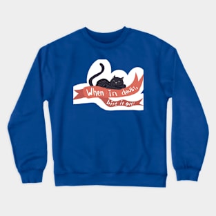 Bitey Cat Crewneck Sweatshirt